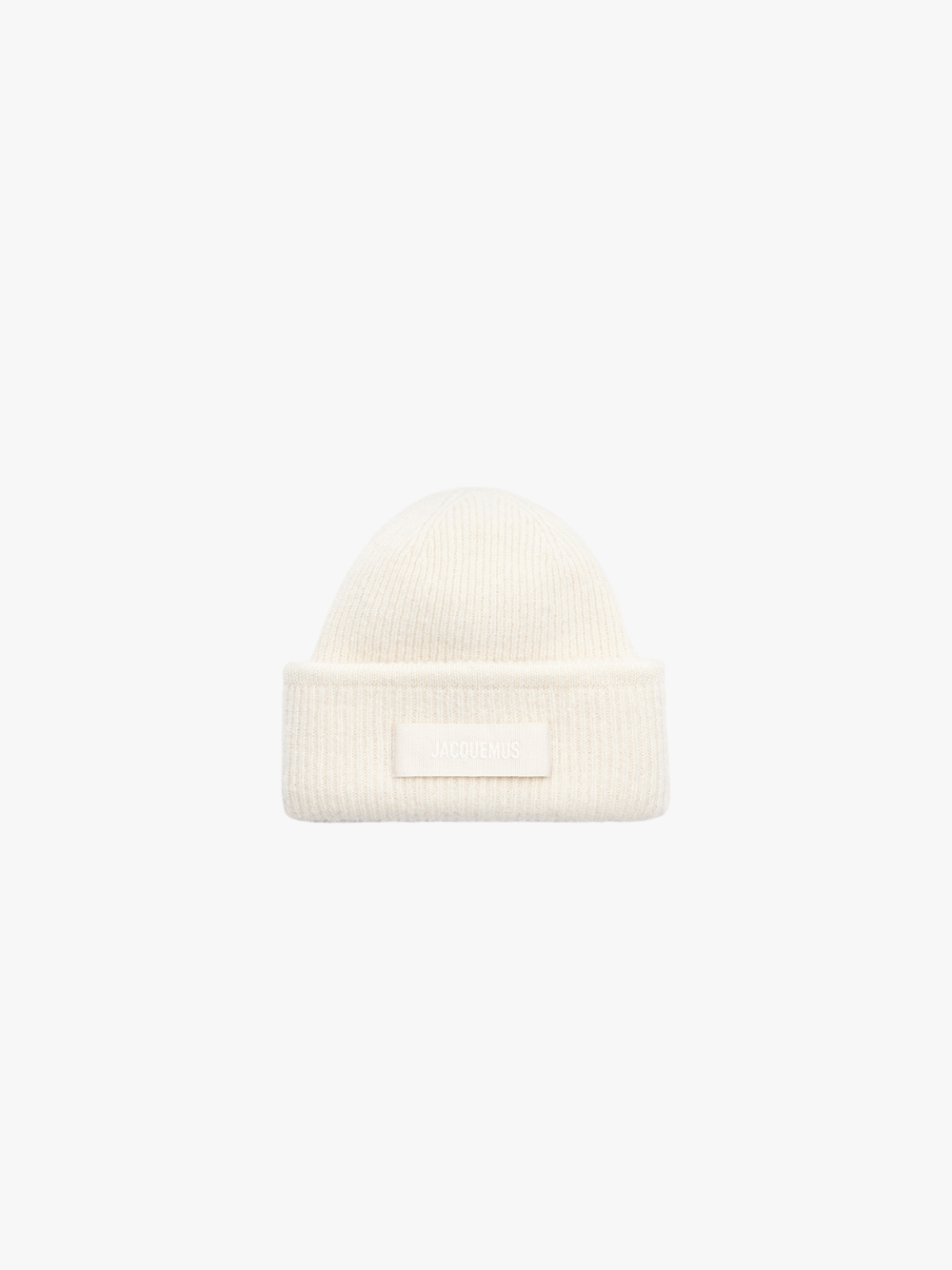 Jacquemus Le Bonnet Gros Grain Weiß Damen