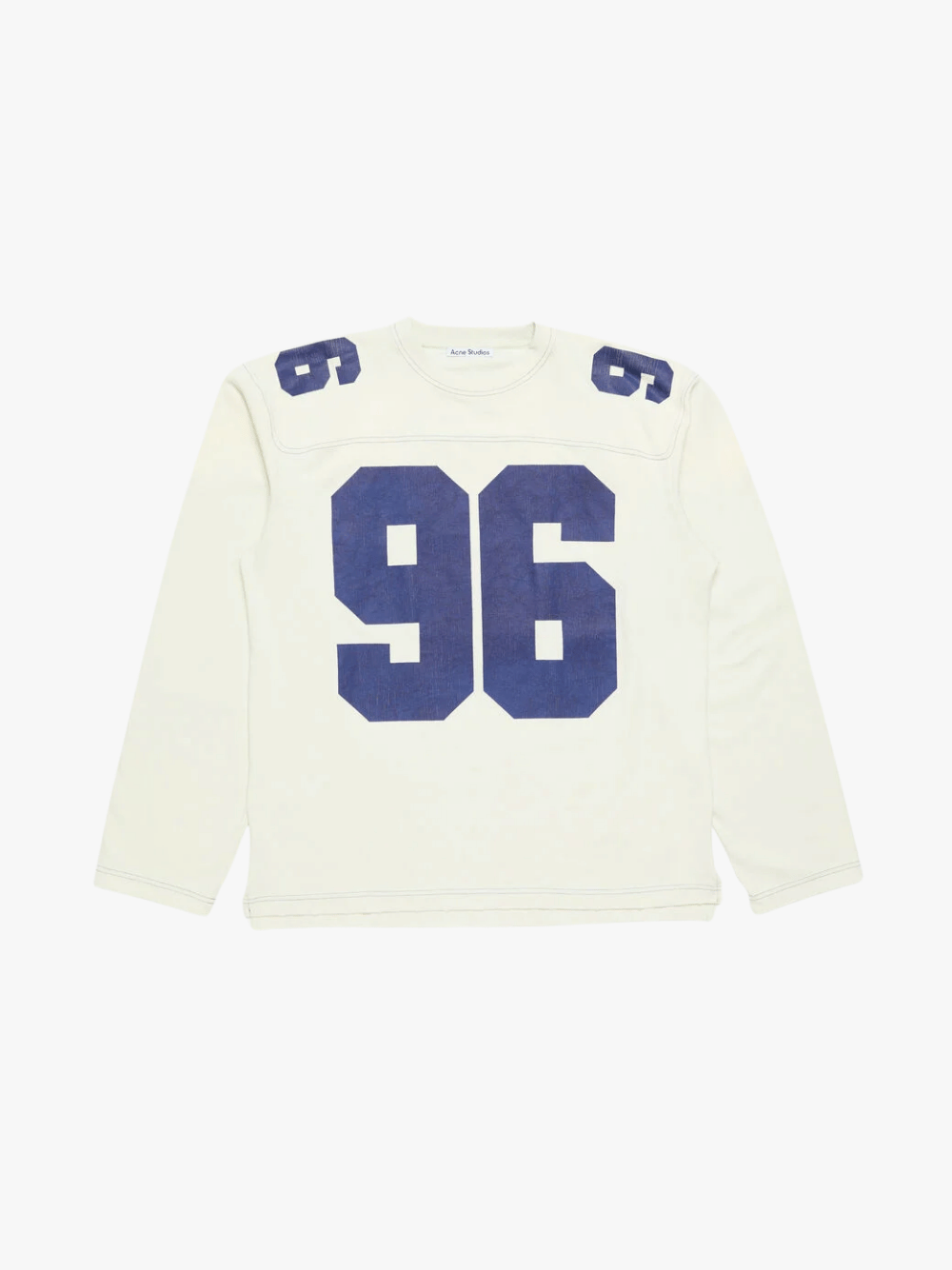 Acne Studios Logo Jersey Longsleeve hellgrün Damen