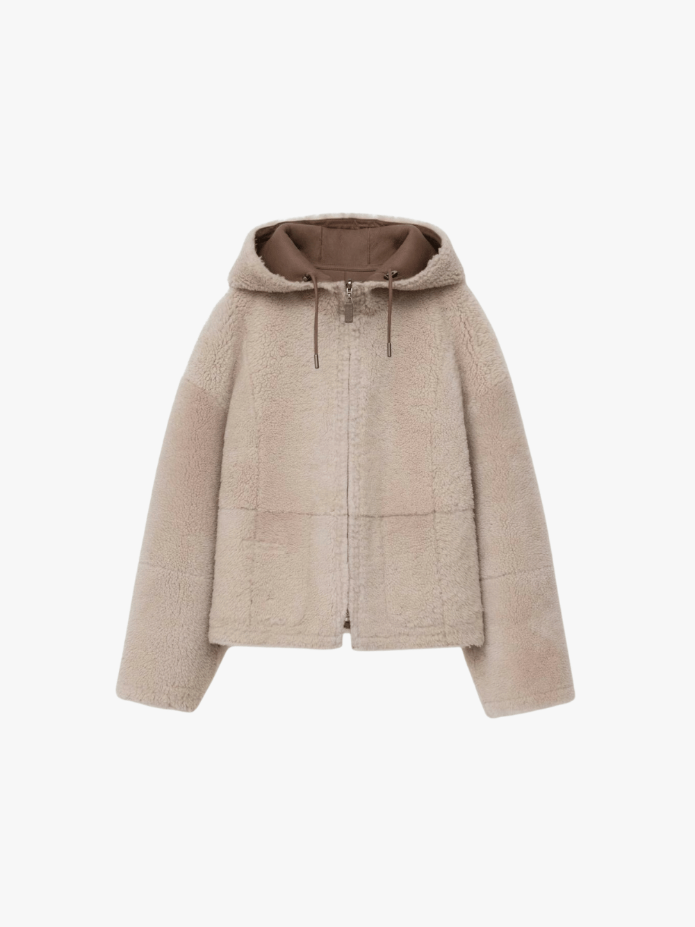 Iris von Arnim Dylan Lammfelljacke Alabaster/Taupe Damen
