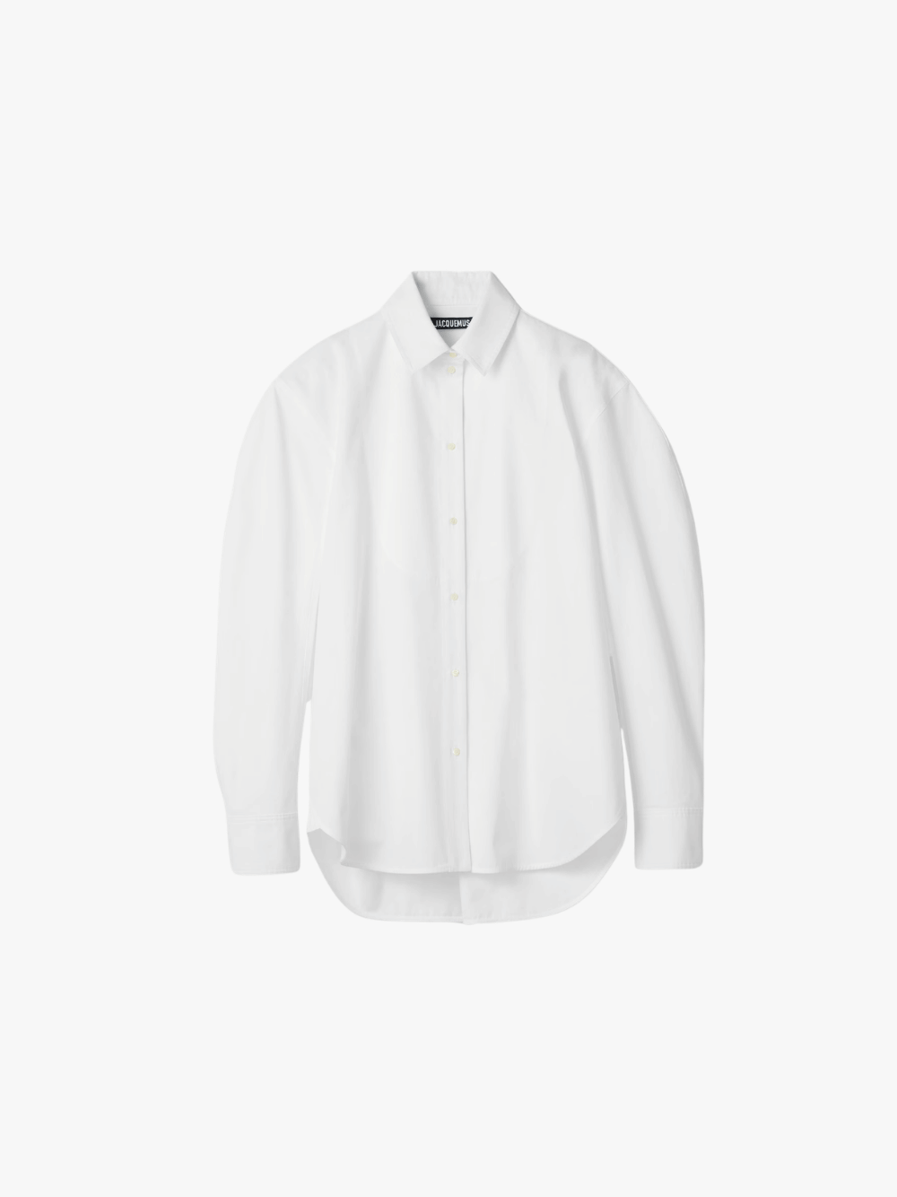 Jacquemus Citta Bluse aus Baumwollpopeline Weiß Damen