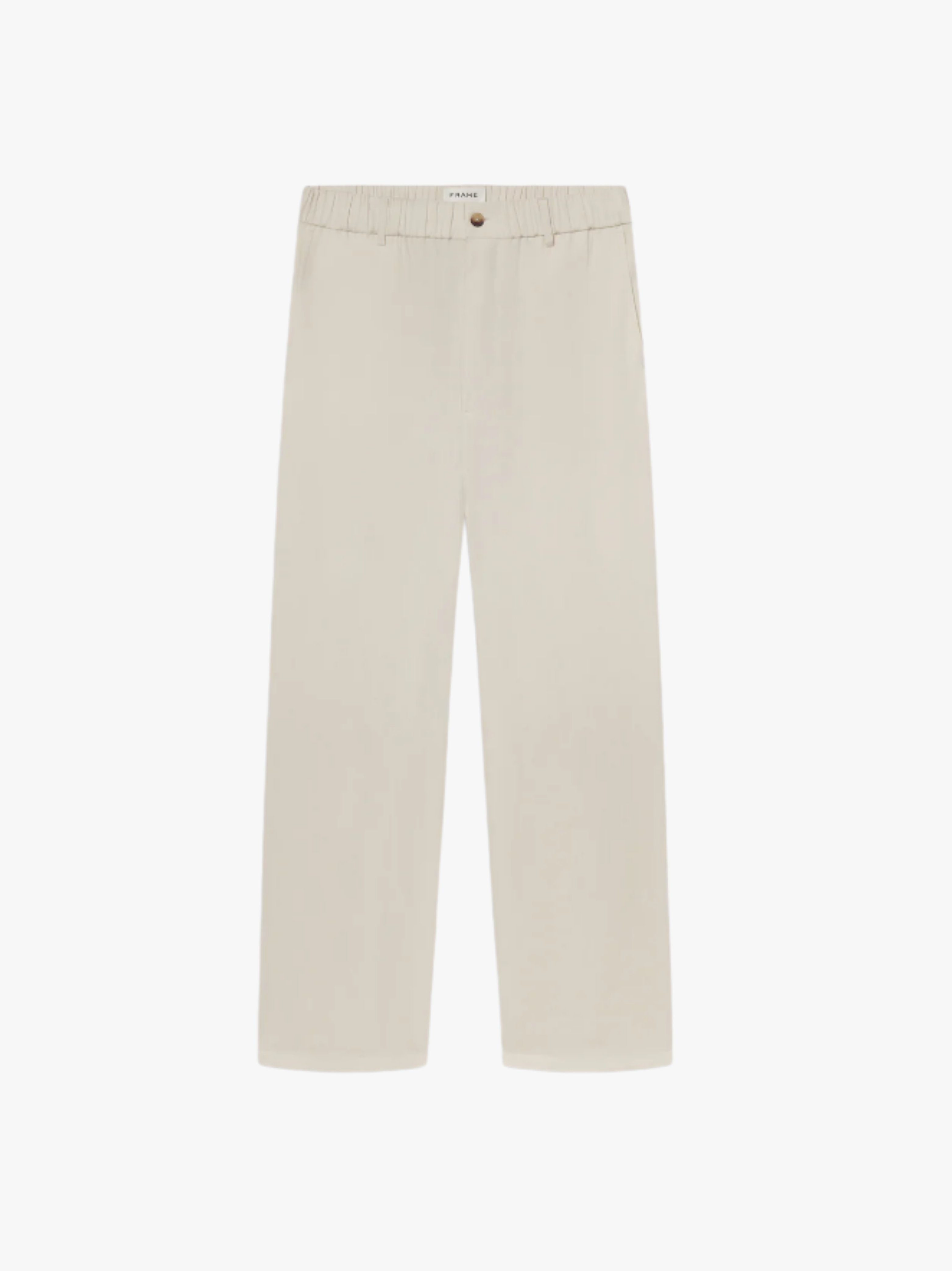 Frame Entspannte Baumwollhose Hellbeige Herren