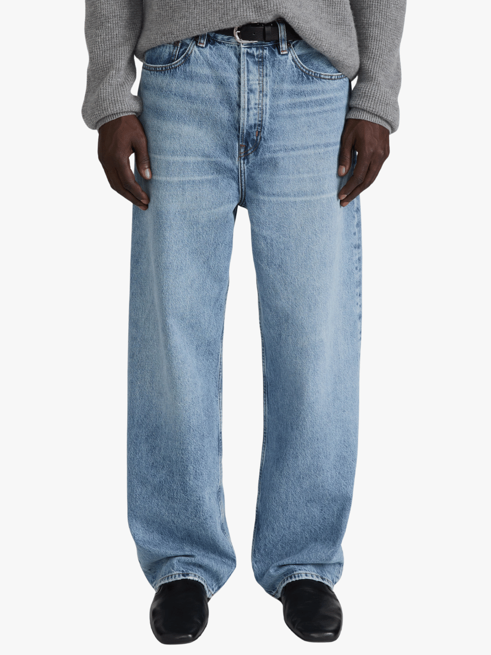 Frame Baggy Jean Hellblau Herren