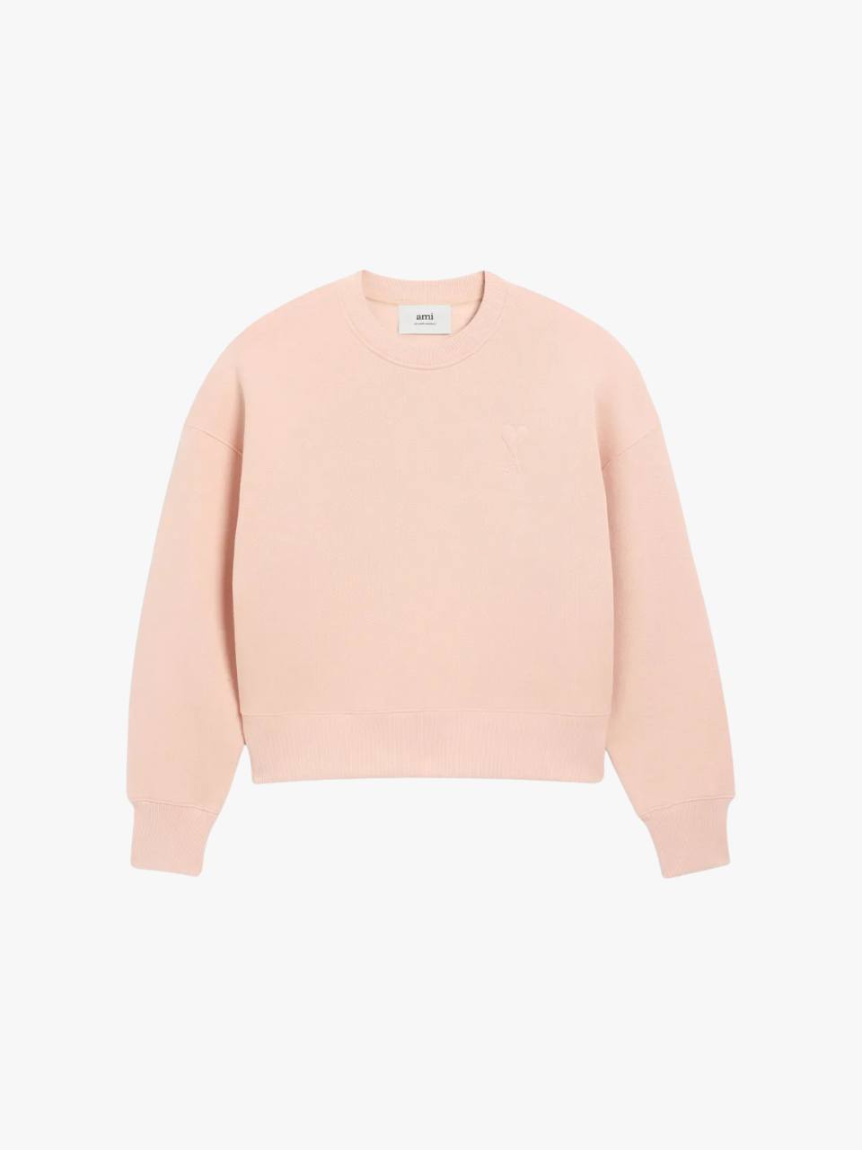 AMI Paris Ami de Coeur Sweatshirt Pink Men