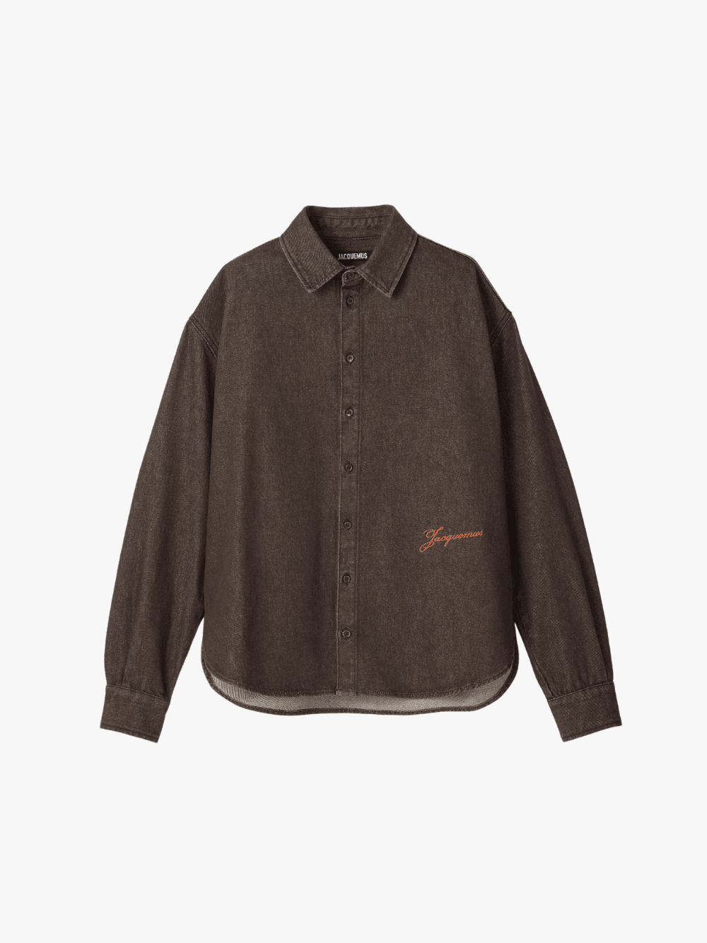 Jacquemus La Chemise De-Nimes Simon Jacke Braun Herren