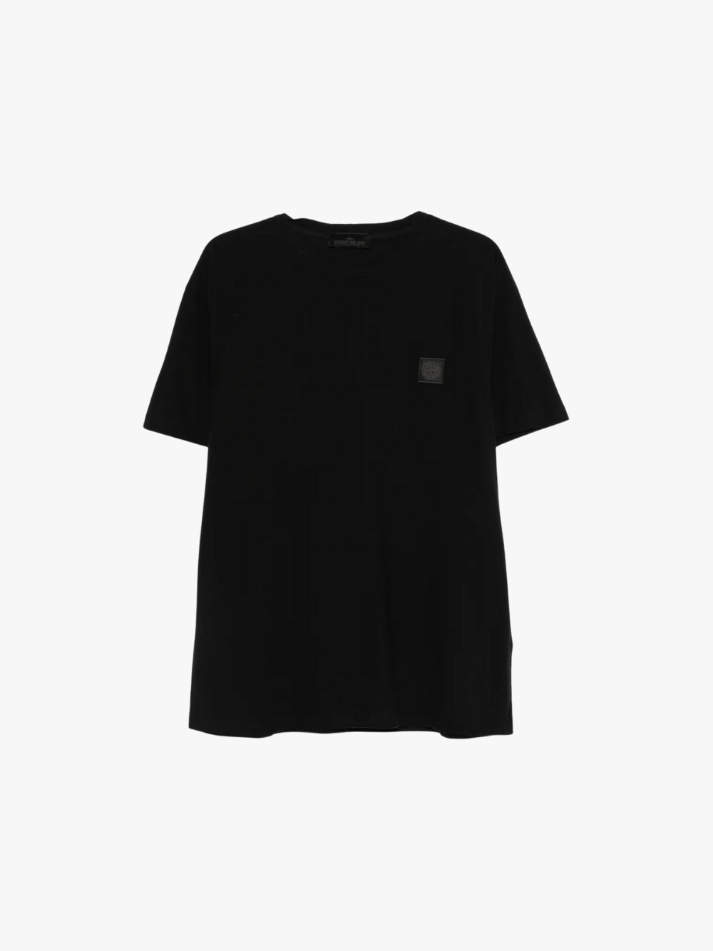 Stone Island Patch-T-Shirt Schwarz Herren