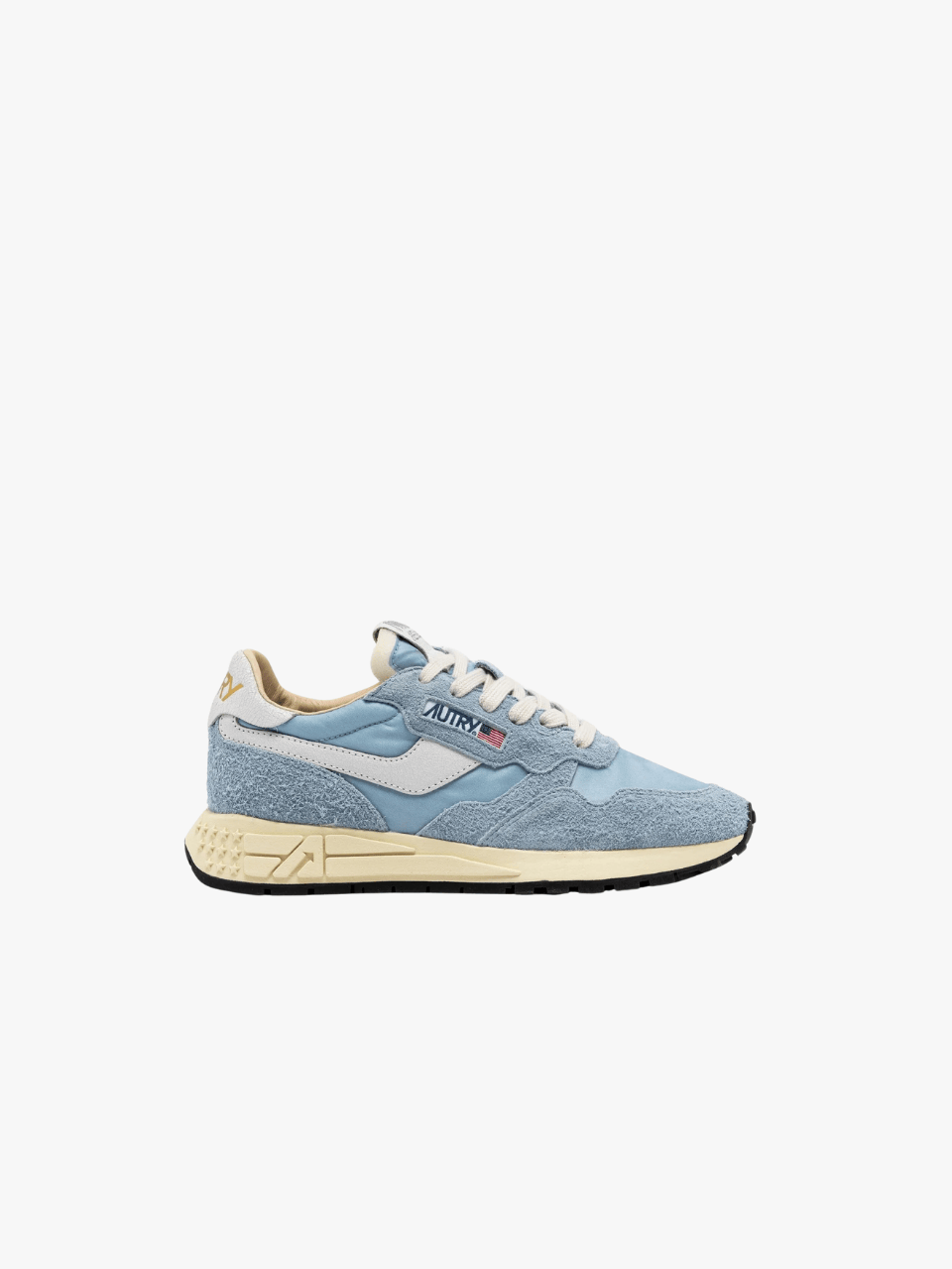 Autry Reelwind Low Sneakers - Celestial Blue Nylon & Wildleder Damen