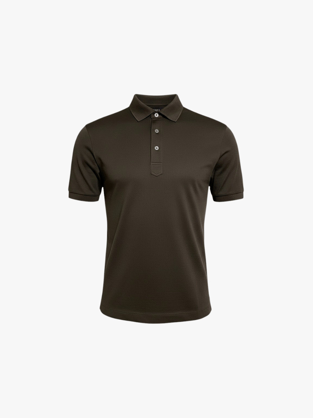 Zegna Poloshirt aus Baumwolle und Seide Dunkelgrau Herren