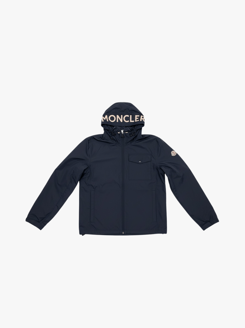 Prada Windbreaker aus Nylon Schwarz Herren