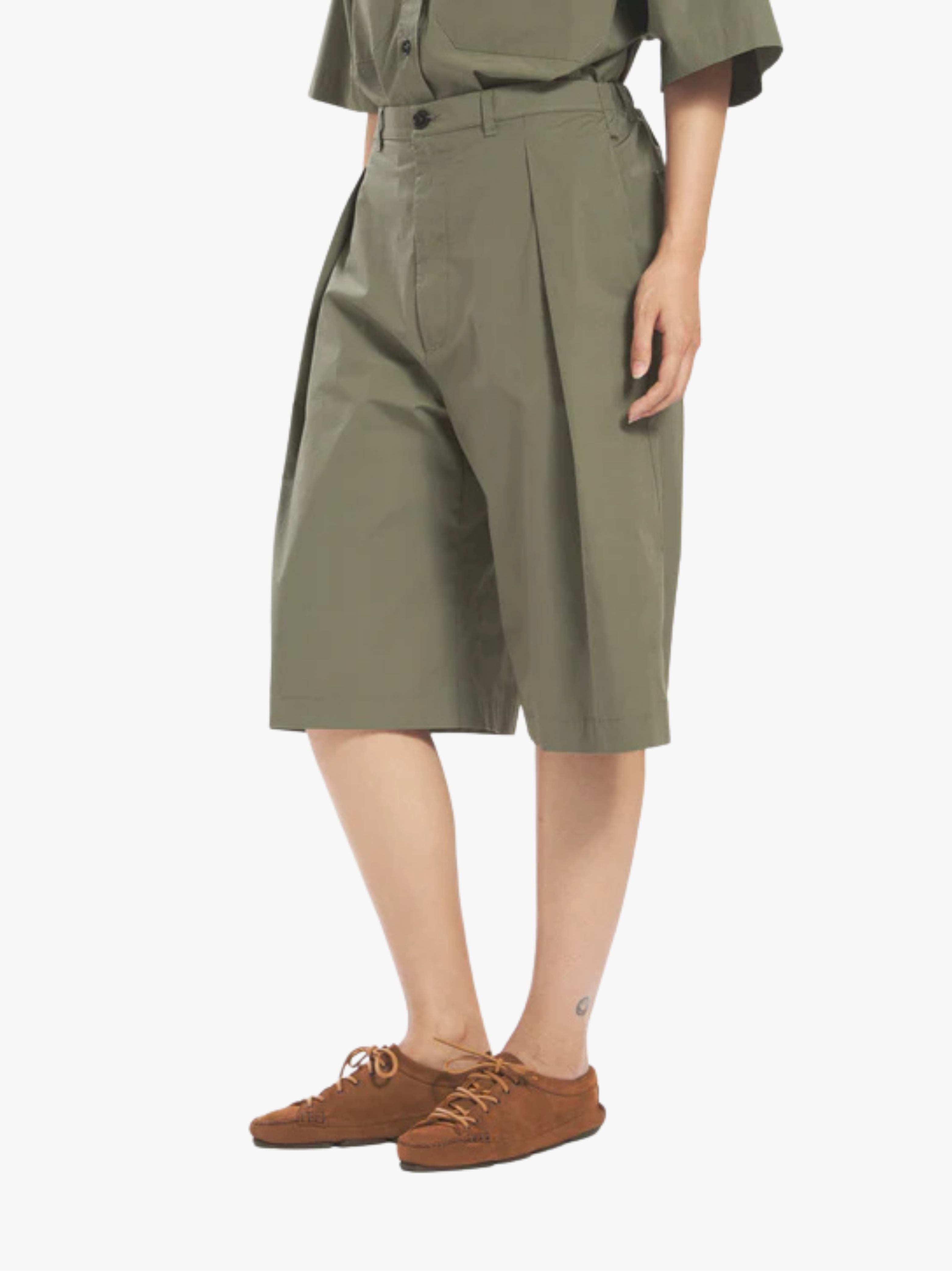 Barena Venezia Amado Vion Olivgrün Shorts Damen