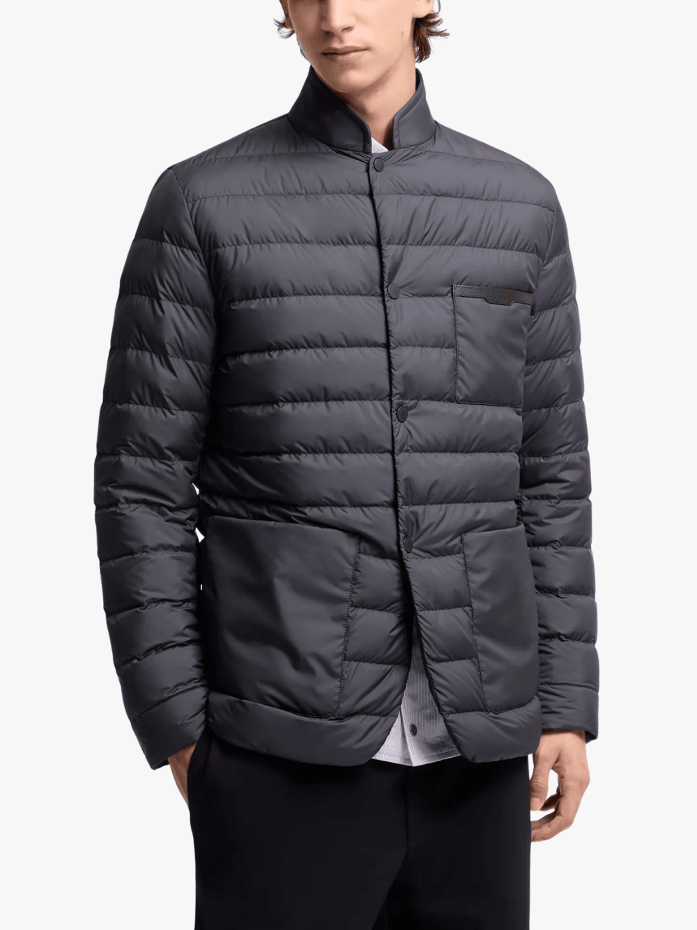 Moncler Kenai Down Jacket Navy Mens