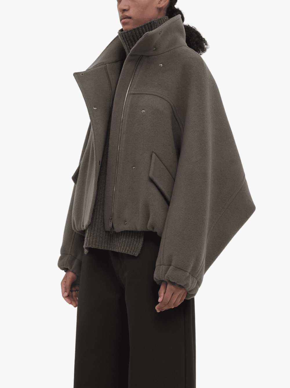 Christian Wijnants Japuto Laurel Olivgrün Jacke Damen
