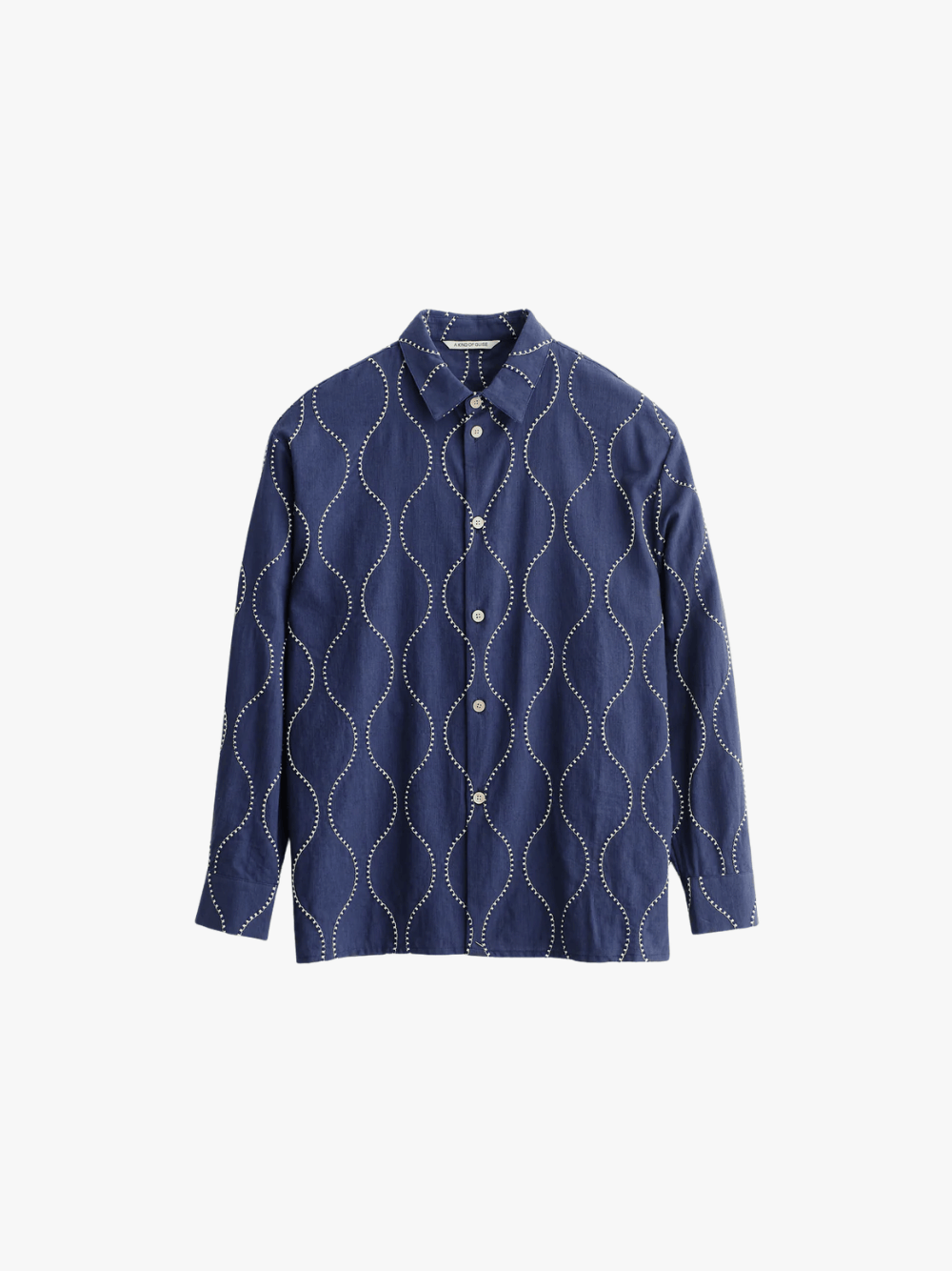 A Kind of Guise Pino Hemd dunkelblau