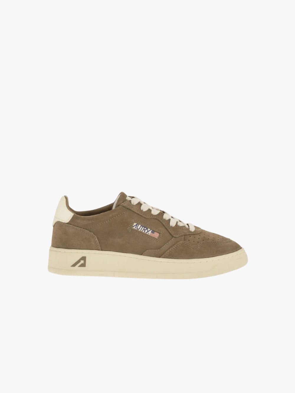 Autry Medalist Sneakers aus Wildleder Beige Herren