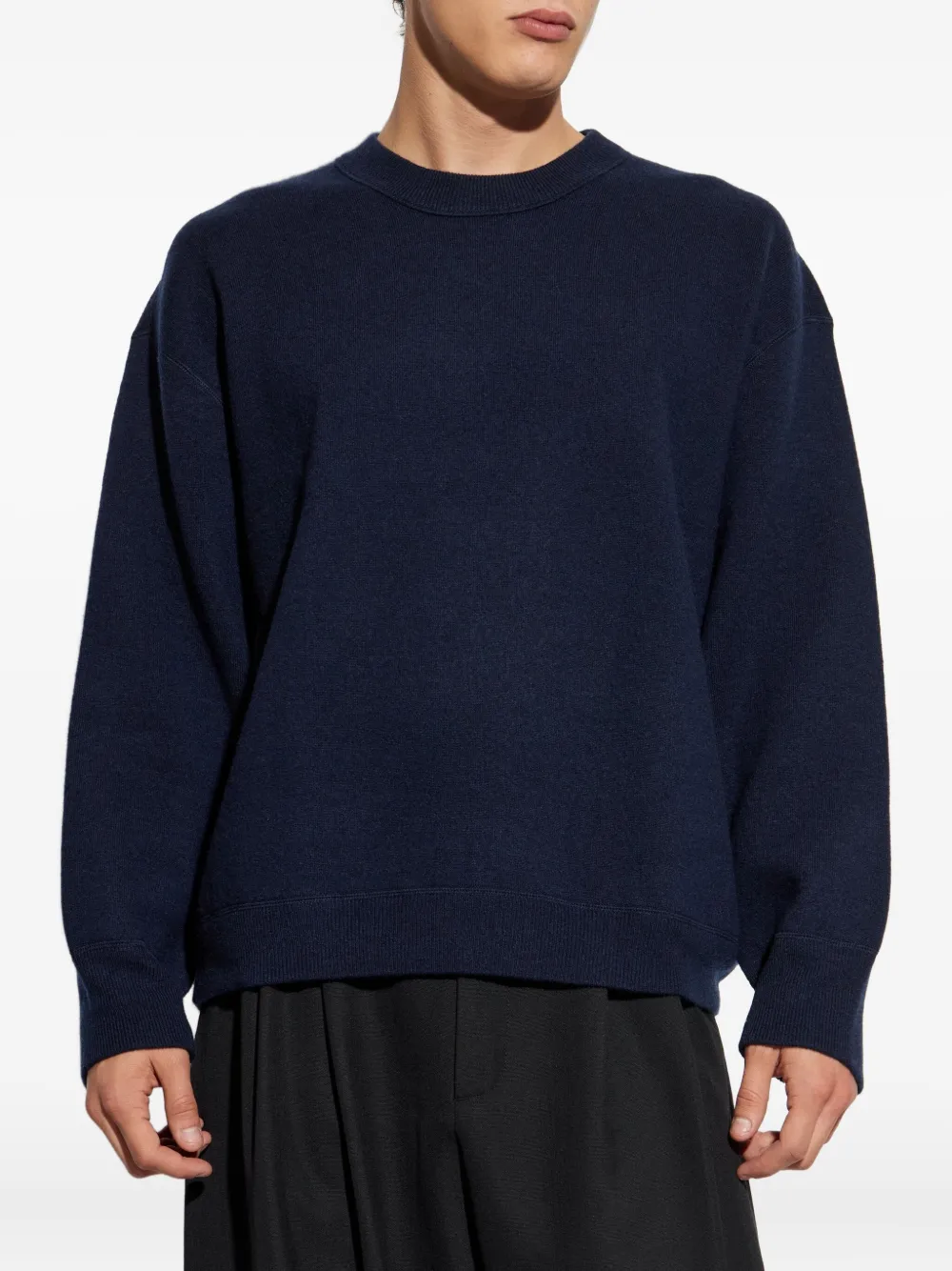 Studio Nicholson Moray Pullover Dunkles Marineblau Herren