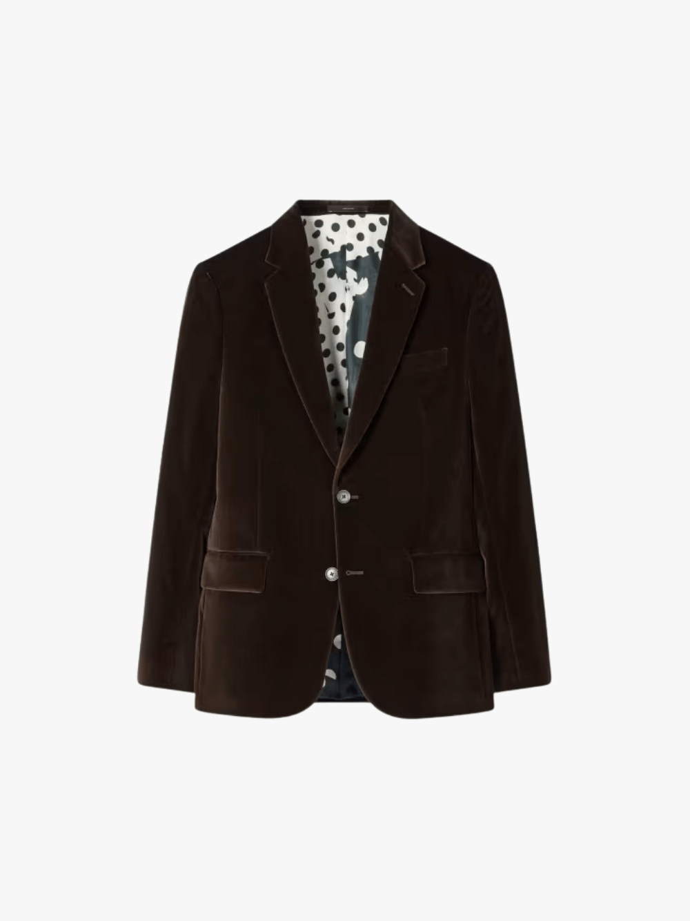 Paul Smith The Soho Tailored Fit Velvet Blazer Braun Herren