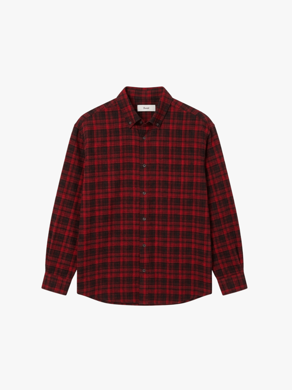 Dunst Checked Flannel Shirt Red Men
