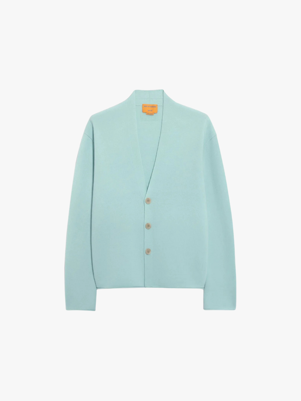 Guest in Residence button-up cardigan, sea blue, women's