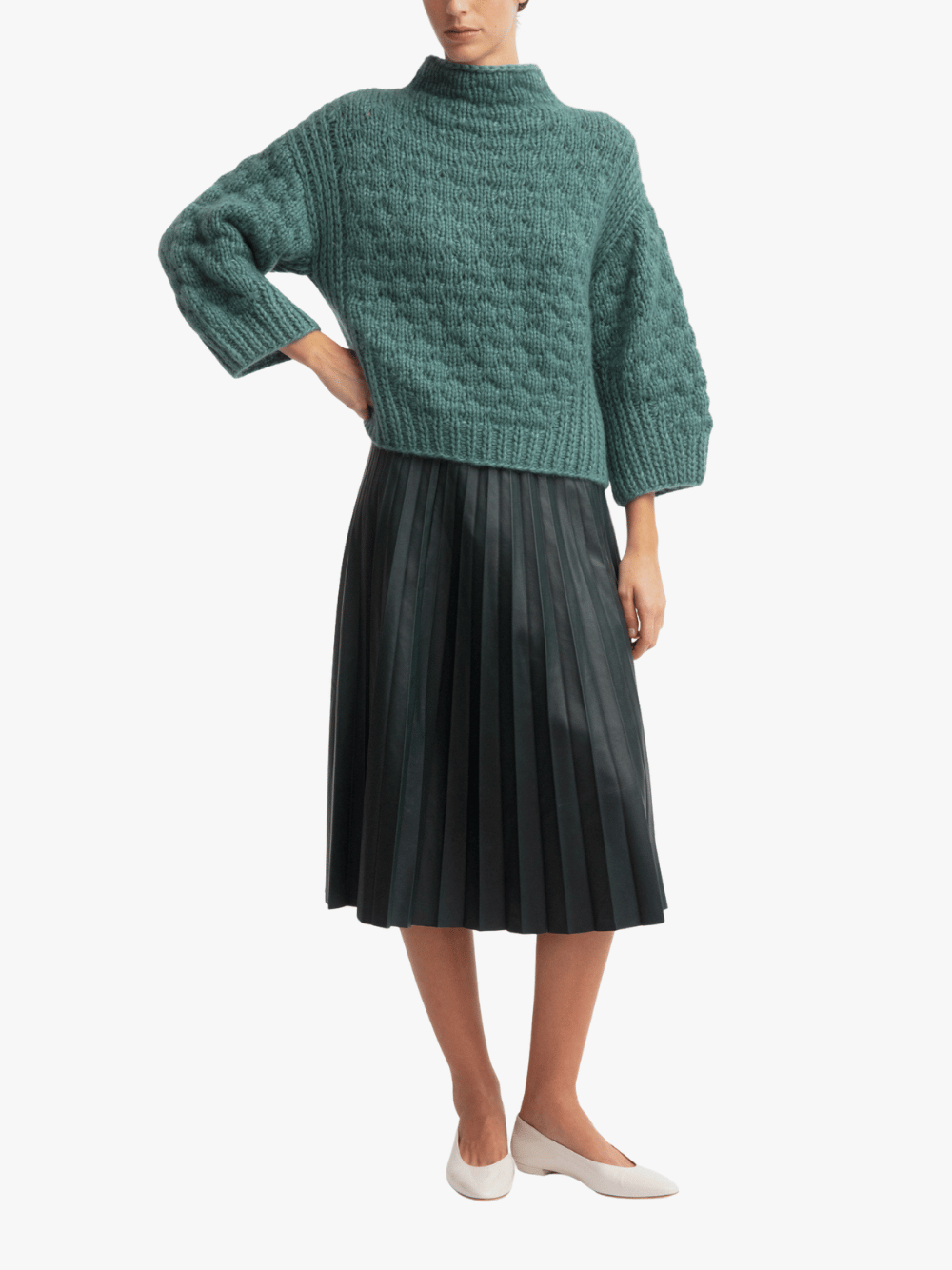 Iris von Arnim Lunara Sweater Fern Women's