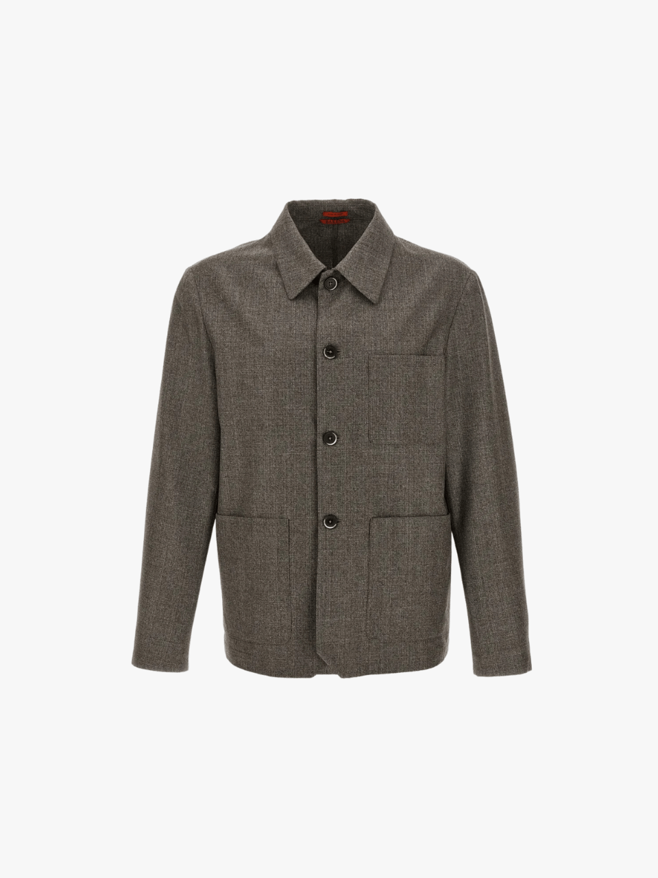 Barena Hemd mit aufgesetzten Taschen und Knopfverschluss Braun Herren Barena Hemd mit aufgesetzten Taschen und Knopfverschluss Braun Herren