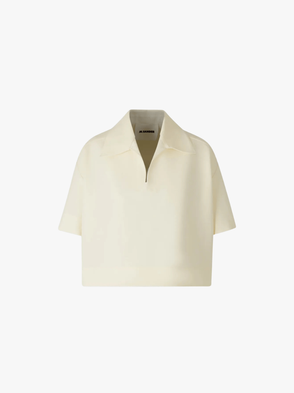 Jil Sander V‑Neck T‑shirt Cream Damen