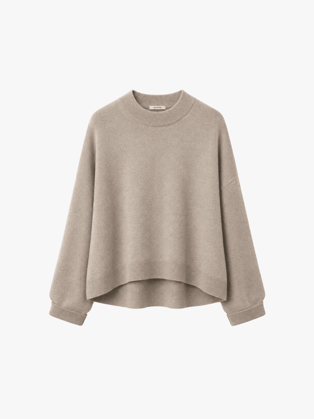 Dusan Iconic Crew Neck Cashmere Sweater 18GG, Camel