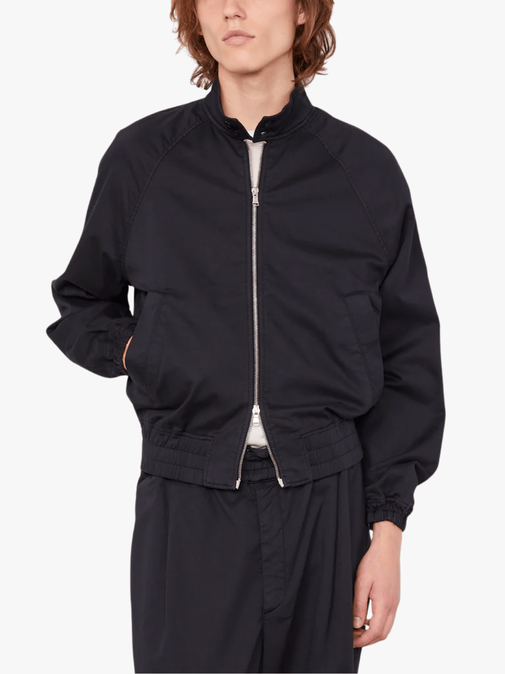 Officine Générale Cory Bomberjacke Faded Schwarz  Herren
