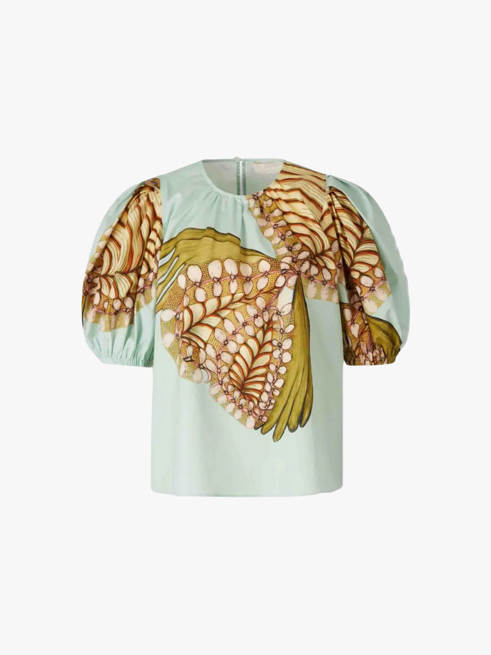 Ulla Johnson Ravena Puff Sleeve Top Water Blossoms Women