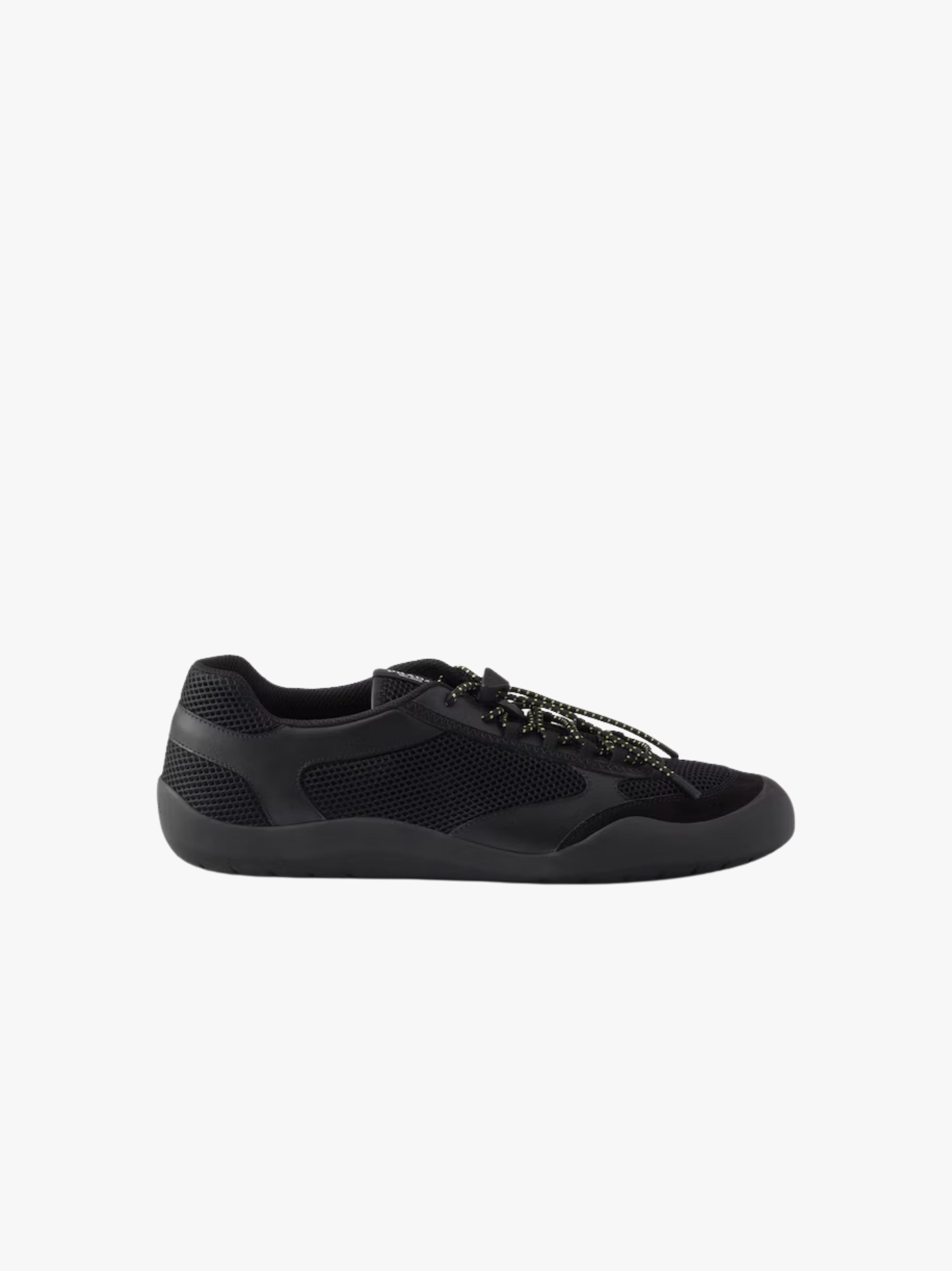 Prada Speedrock Sneaker Aus Leder und Mesh Schwarz Herren