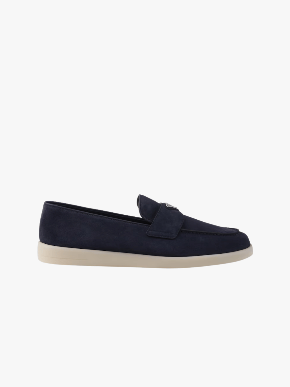 Prada Loafer aus Wildleder Blau Herrenschuhe