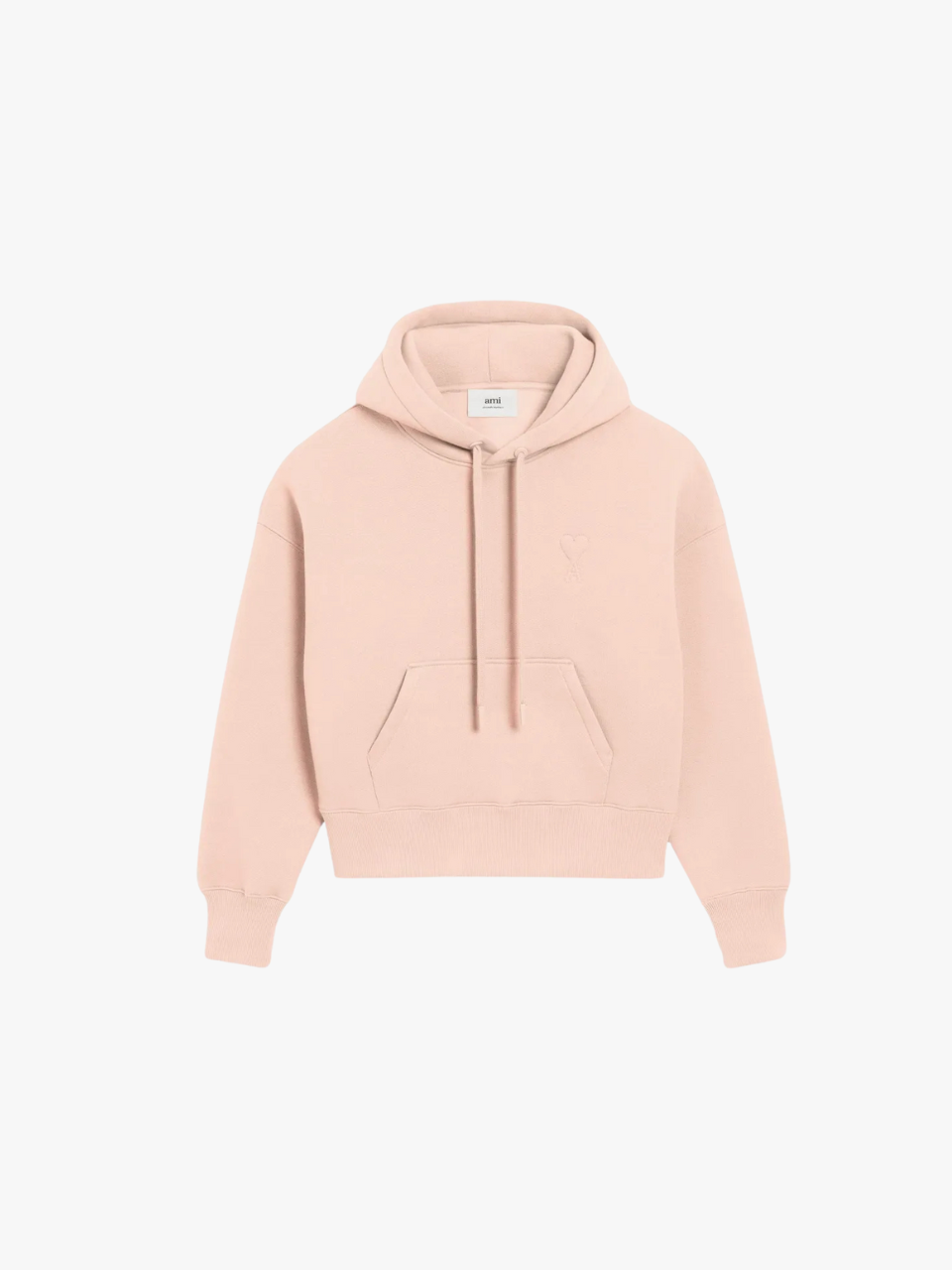 AMI Paris Ami de Coeur Hoodie Pink Damen