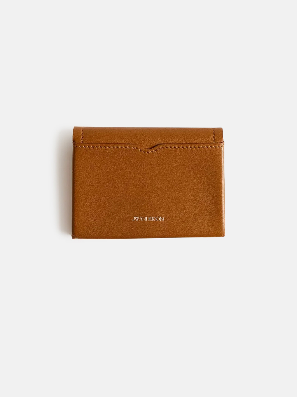 JW Anderson Leather Loafer Card Holder Tan Herren