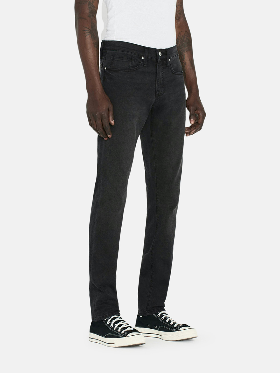 Frame L'Homme Slim in Fade To Grey Herren Jeans