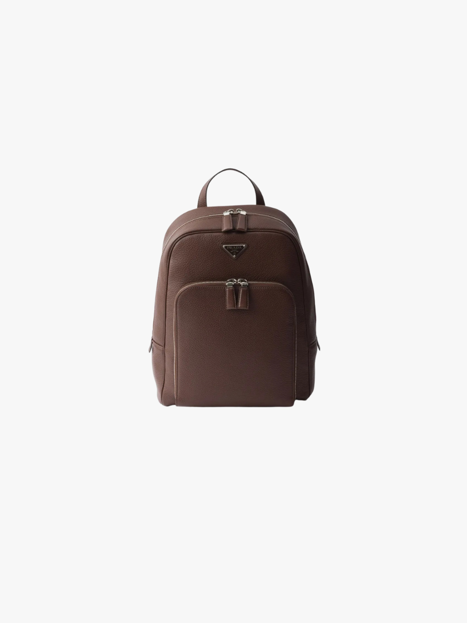 Prada Strukturierter Rucksack Dunkelbraun Herren Prada Strukturierter Rucksack Dunkelbraun Herren