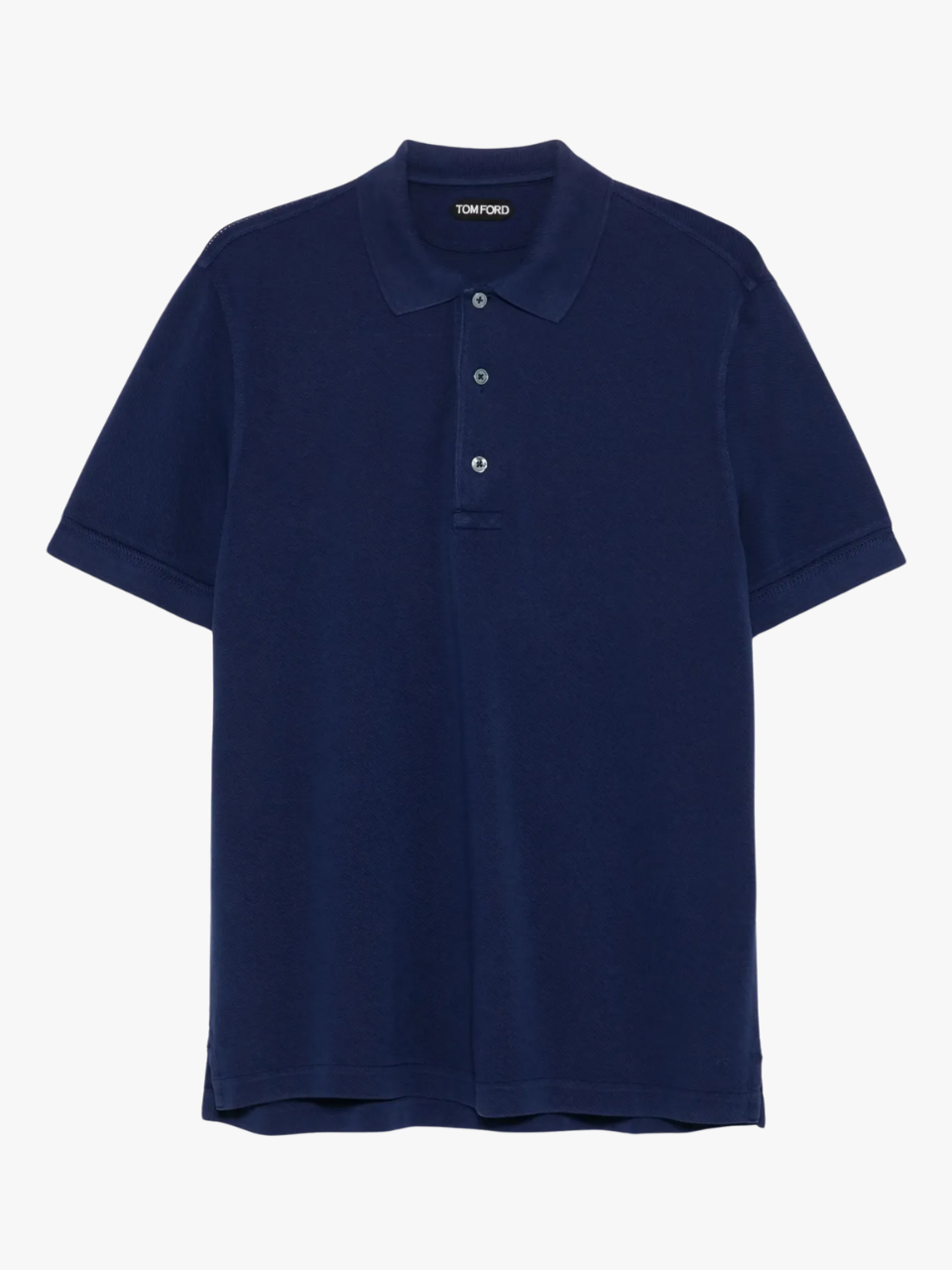 TOM FORD polo shirt with short sleeves navy blue men