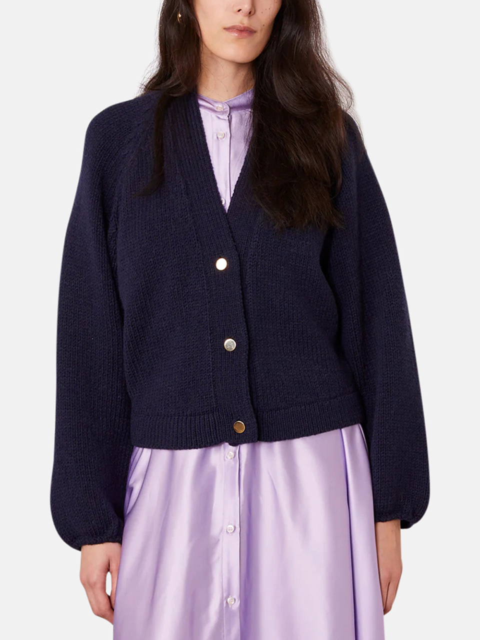 Officine Générale Jaimie Cardigan Schwarz Damen