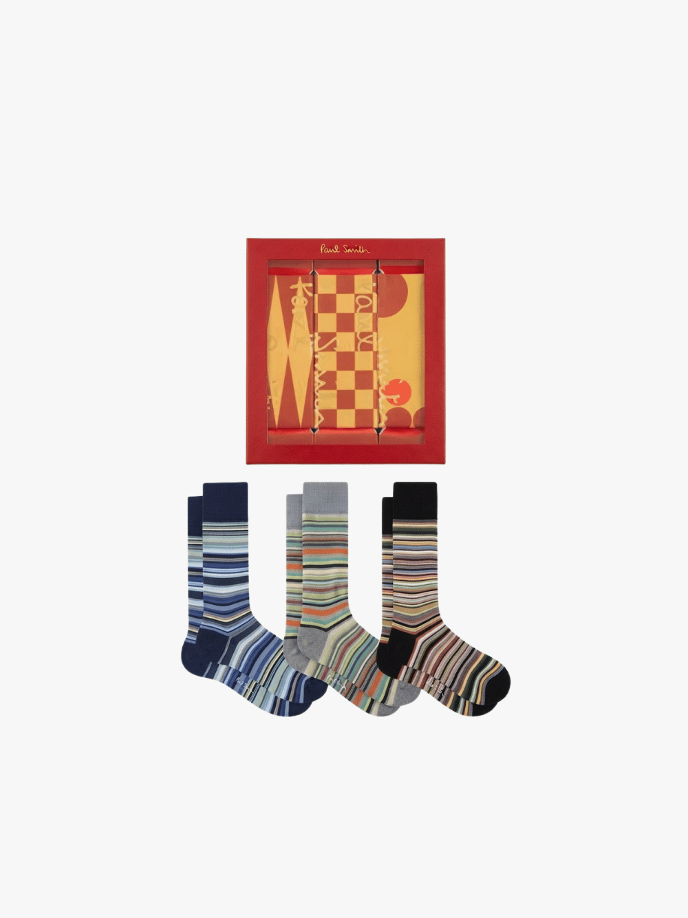 Paul Smith 3Pk Cracker Sig Socken Bunt Herren