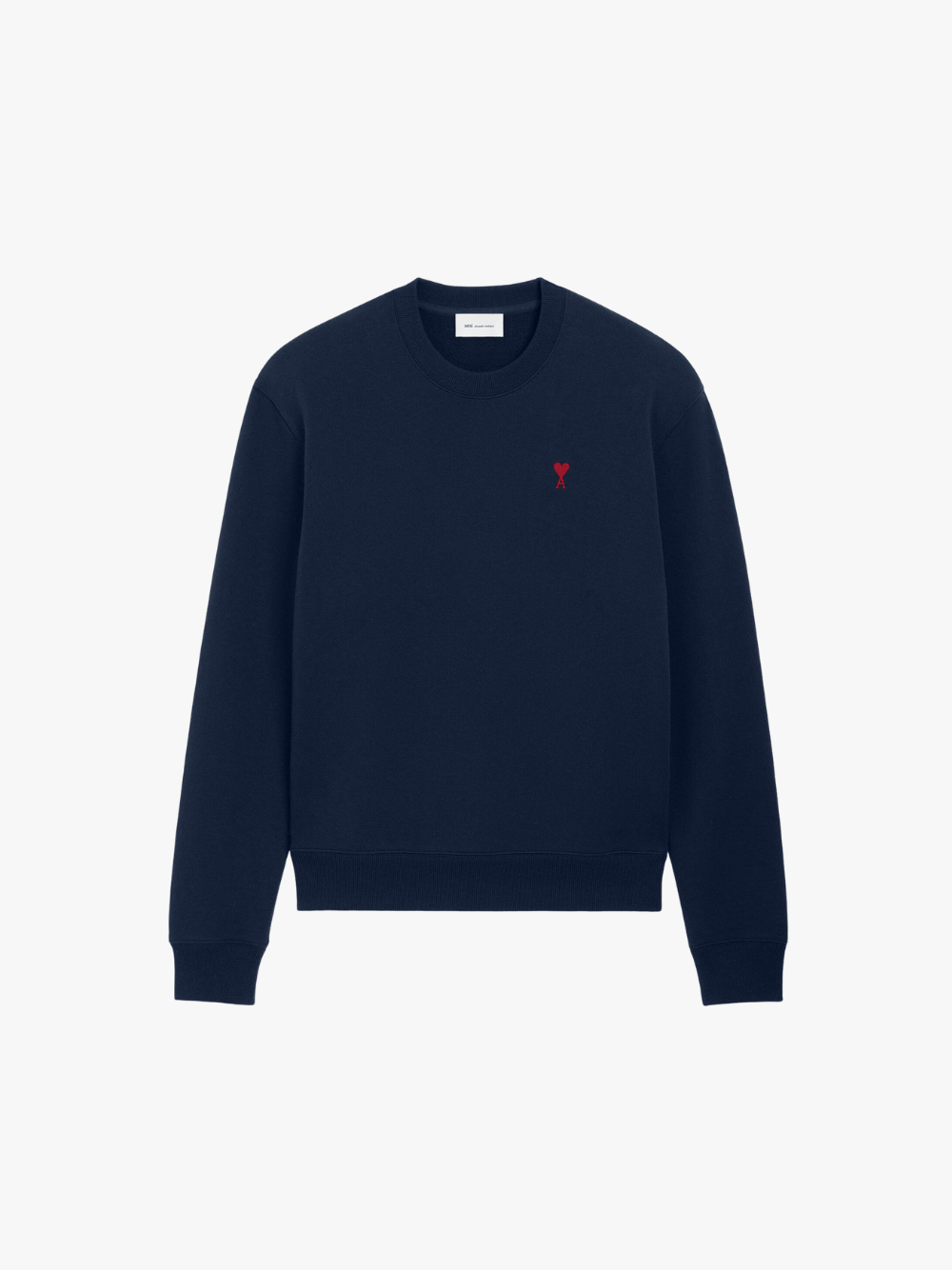Night Blue Cotton Sweatshirt with Ami de Coeur