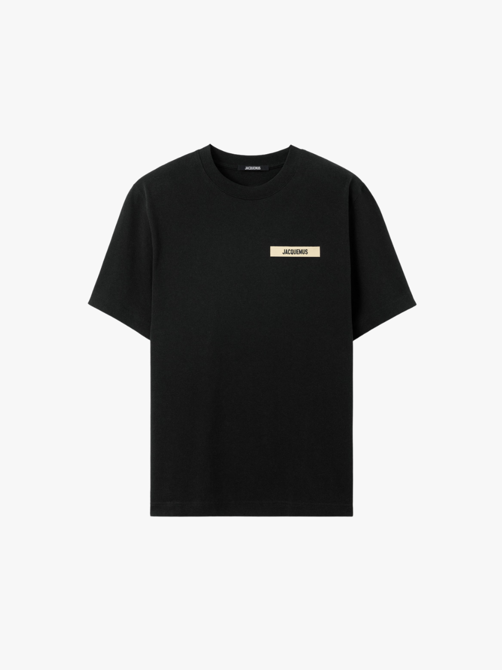 Jacquemus Le T-Shirt Gros Grain Black Men's