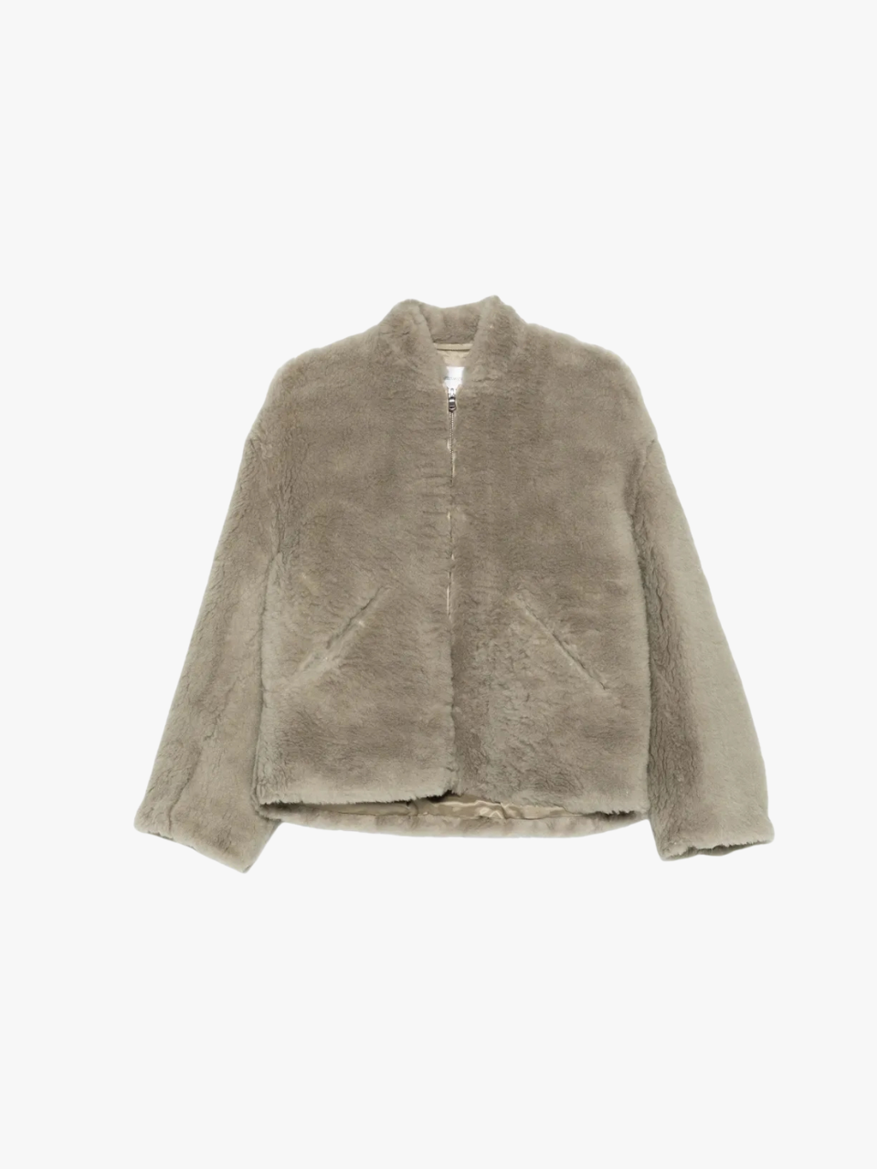 Christian Wijnants Juli Jacke mit Reißverschluss Beige Damen