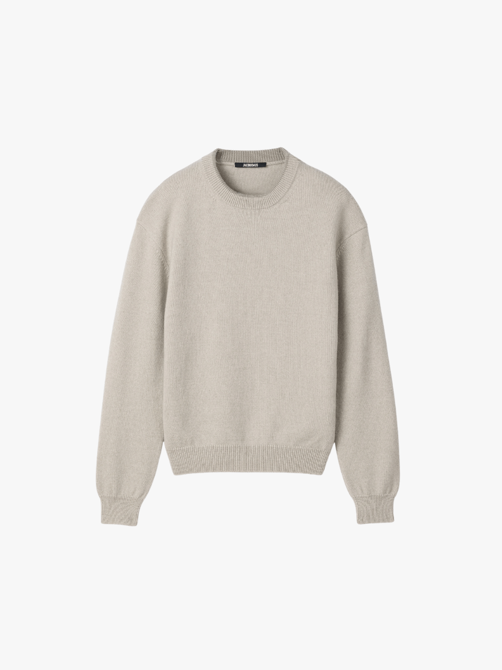 Jacquemus La Maille Moulin Pullover Beige Damen