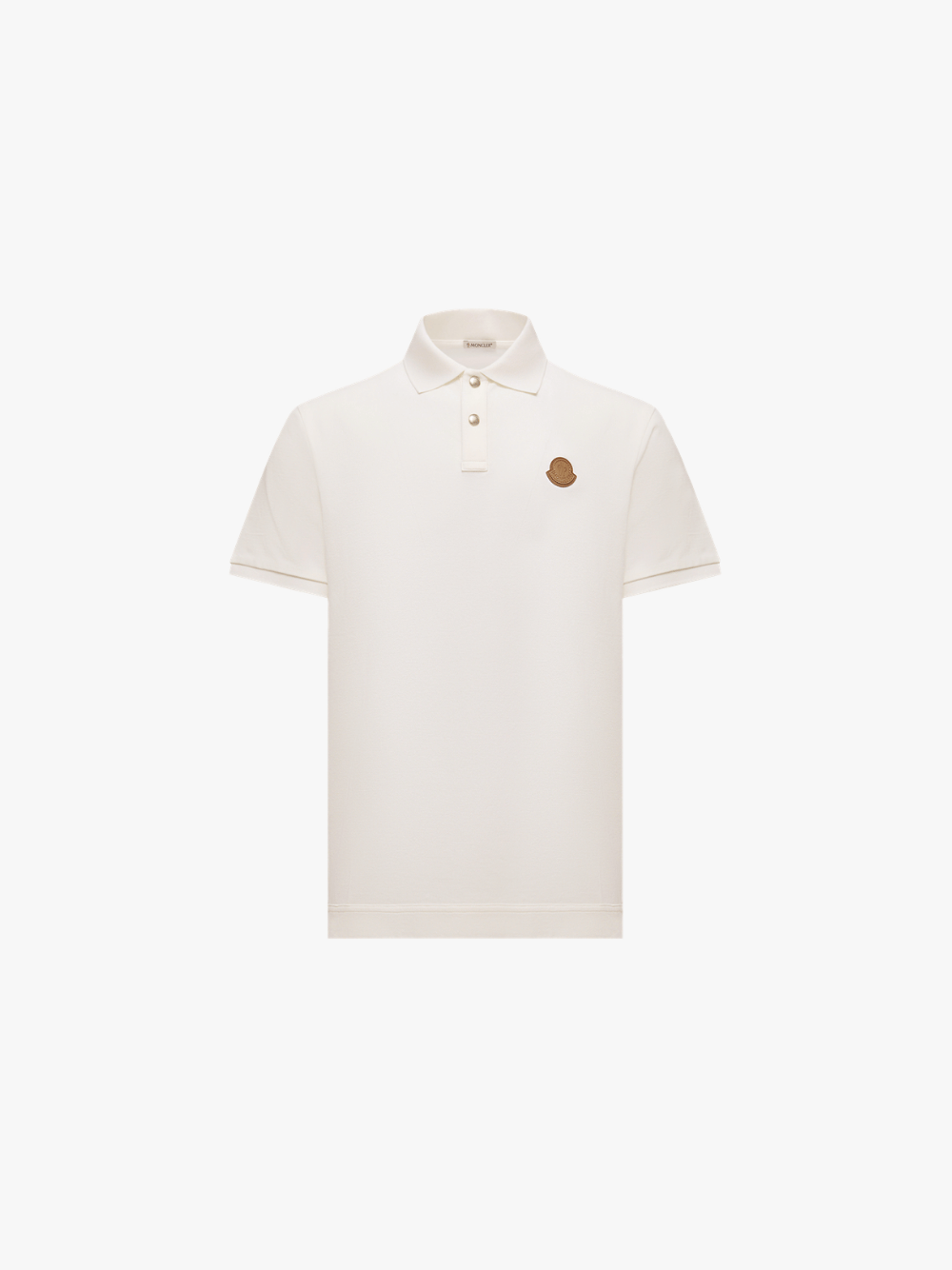 Moncler Pique Polo Weiß Herren