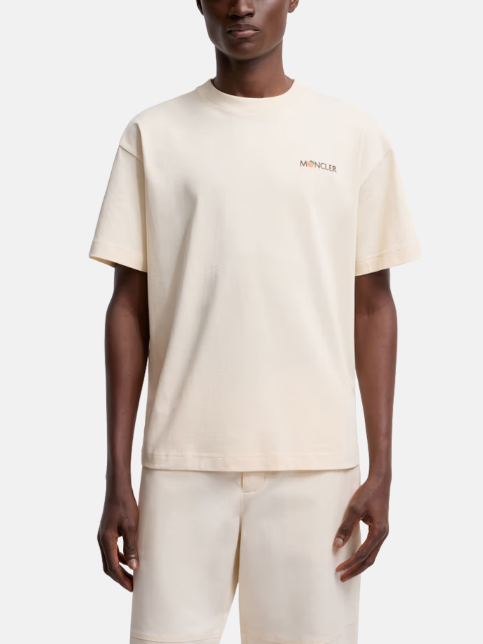 Moncler x Gilga Farm by Donald Glover Cotton T-Shirt Beige