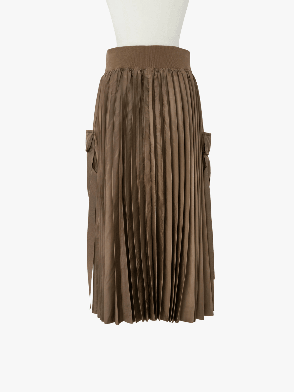 Sacai Nylon Twill Rock Braun Damen