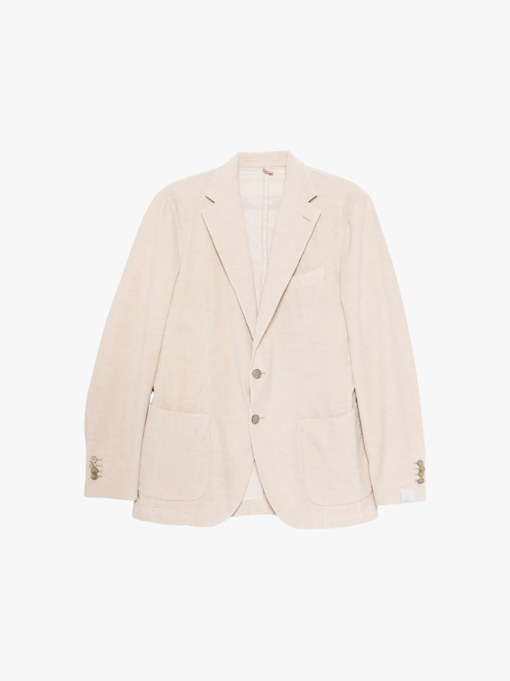 Santaniello Corduroy Pocket Blazer Beige Men