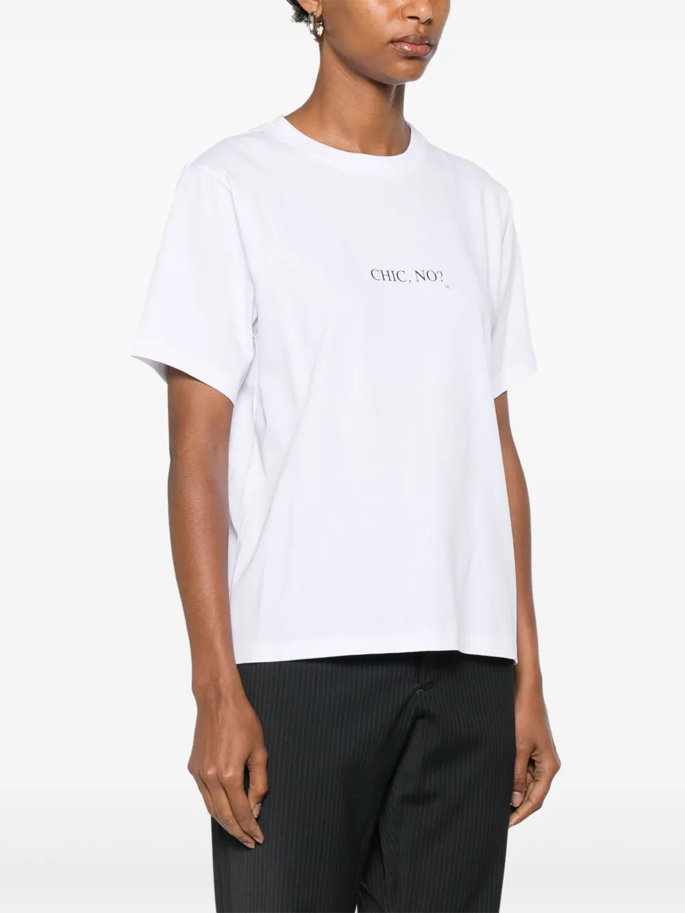 Victoria Beckham T-Shirt aus Bio-Baumwolle Weiß Damen