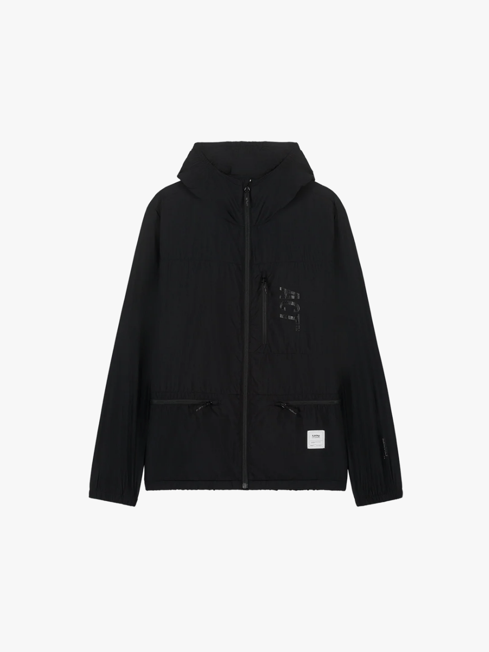ACT Running BioRip Windbreaker Jacke Schwarz Herren