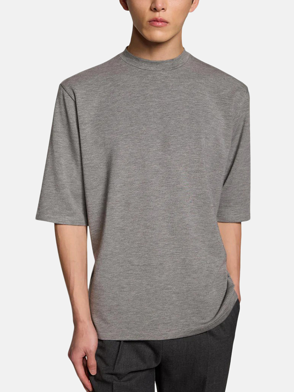 Kiefermann Thorfinn T-Shirt Silber Melange Herren