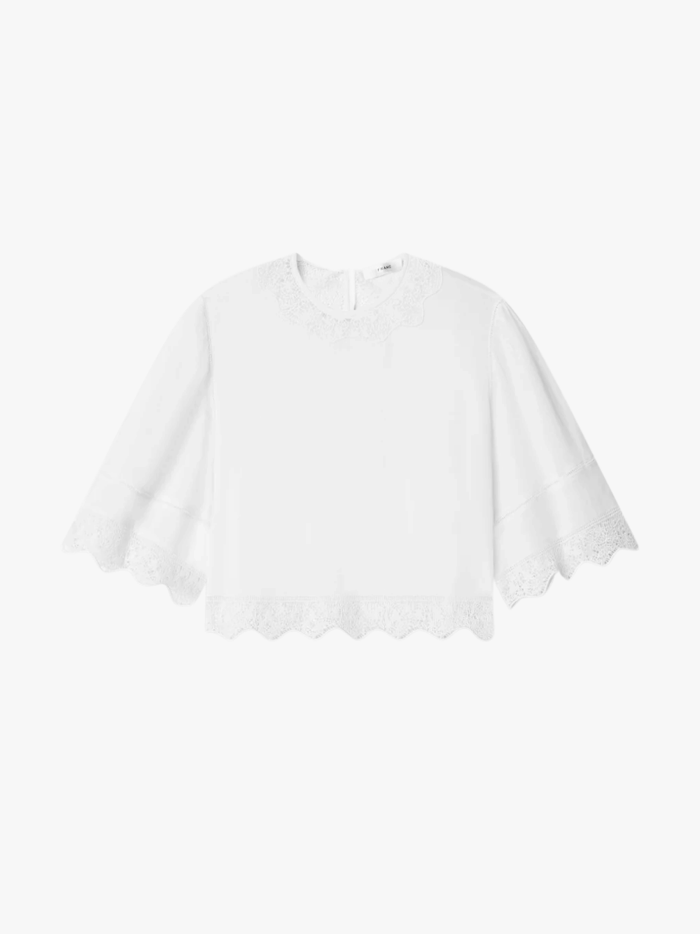 FRAME Top Weiß Damen Bluse