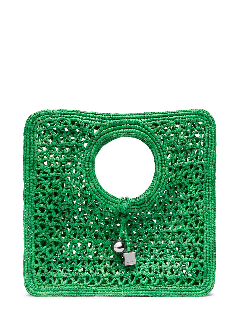 Jacquemus Die kleine quadratische Spiaggia Tasche Grün Damen