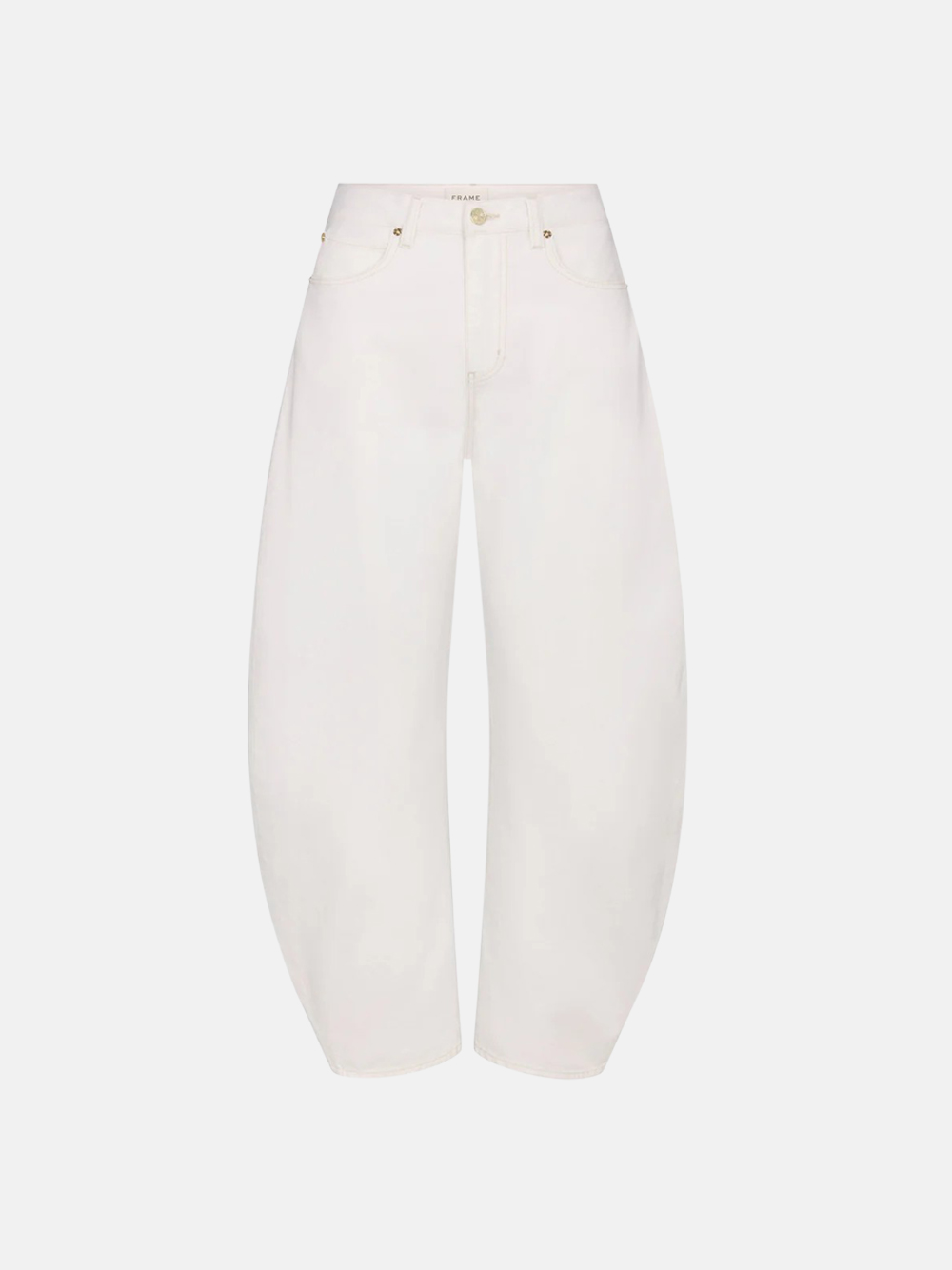 FRAME Bubble  Au Natural Clean Jeans Weiß Damen